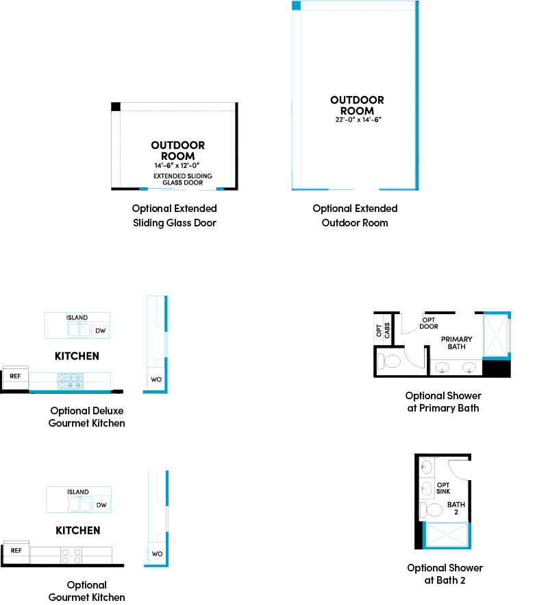 Sage Azure floorplan by Brookfield Residential at Alamar in Avondale, AZ
