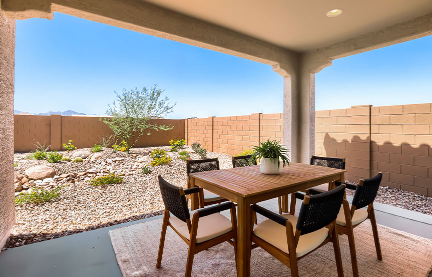 Alamar Lennar Ironwood Backyard