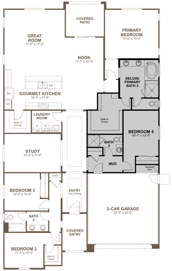 Richmond American Alamar 11949 W Parkway Ln Floorplan