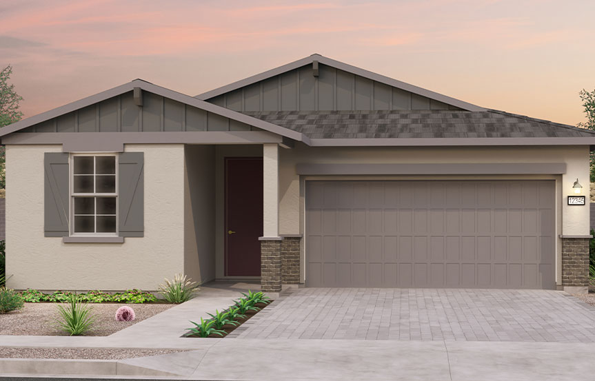 Brookfield Residential Blossom Rock Highland Sage Clover Elevation B - Arizona Ranch