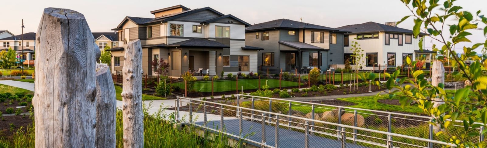 Walking Path at Reed's Crossing Community in Hillsboro, OR