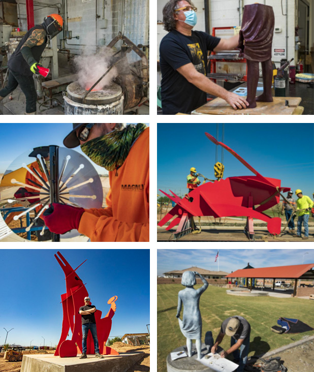 Alamar Public Art Collage