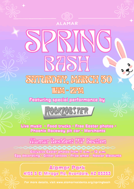 Alamar Spring Bash Flyer