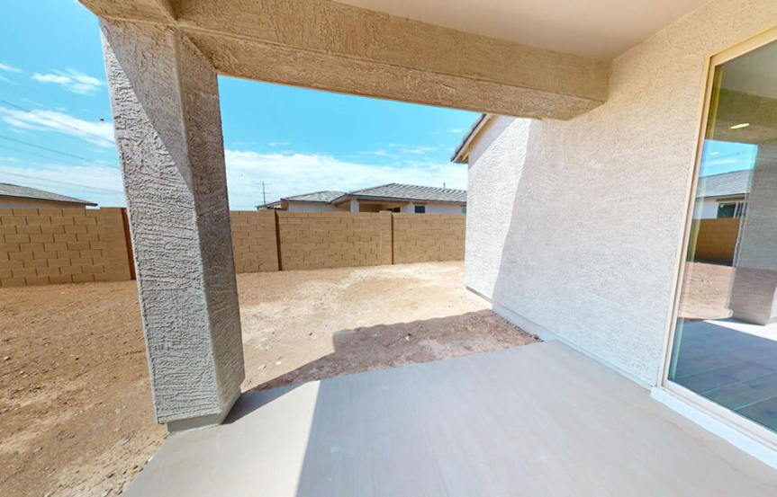 Sage Clover Backyard by Brookfield Residential at Alamar in Avondale, AZ