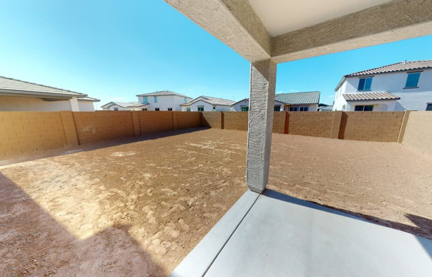 Rockrose Backyard by Brookfield Residential at Alamar in Avondale, AZ