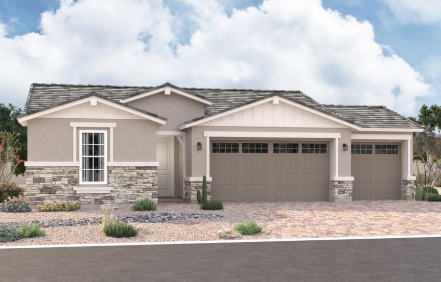 Richmond American Homes Alamar Bridle Park Alden Elevation B