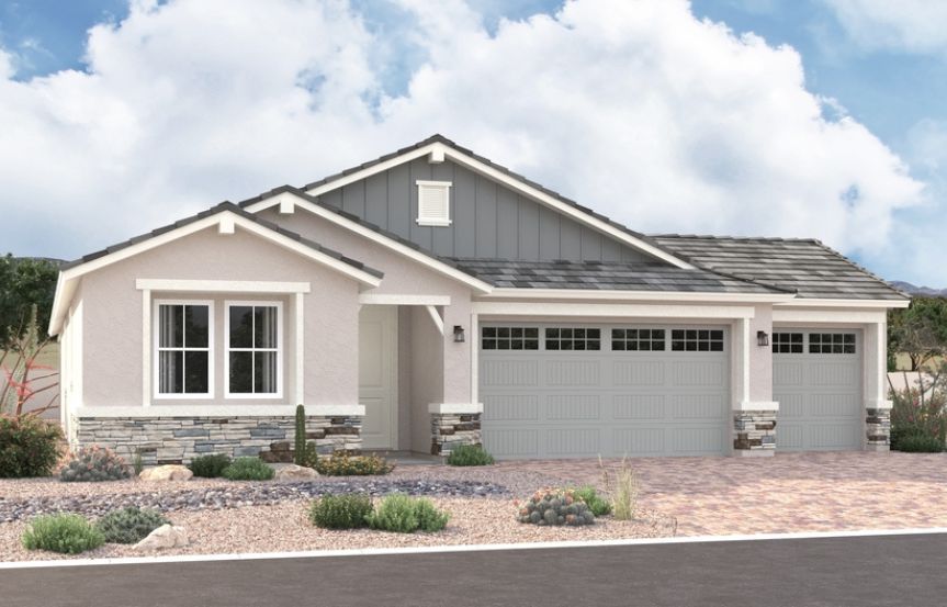 Richmond American Homes Alamar Bridle Park Raleigh Elevation B