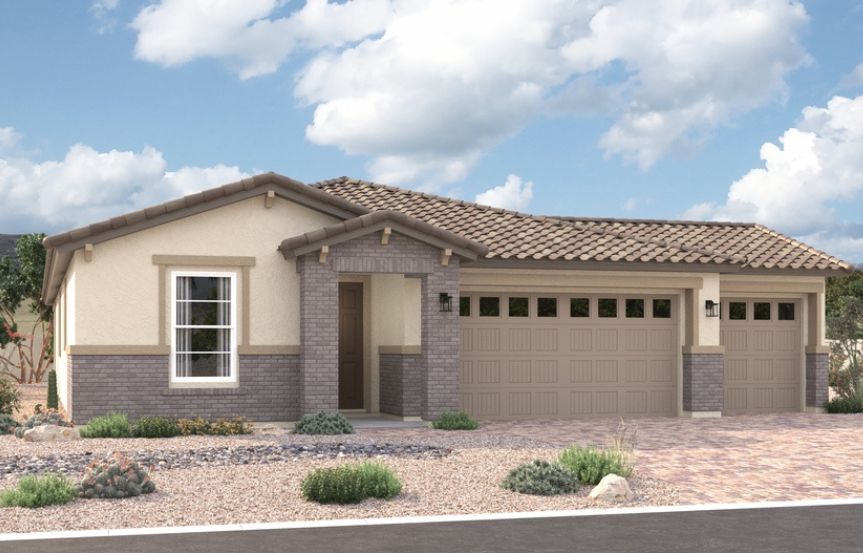 Richmond American Homes Alamar Bridle Park Raleigh Elevation D