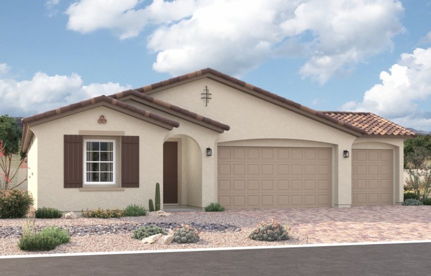 Richmond American Homes Alamar Bridle Park Raleigh Elevation A