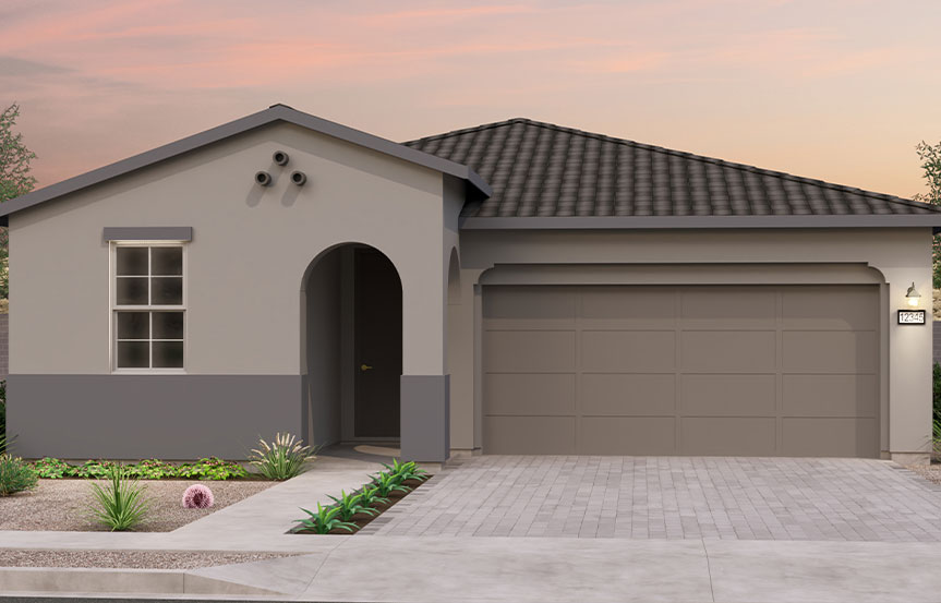 Brookfield Residential Blossom Rock Highland Sage Clover Elevation A - Spanish Colonial