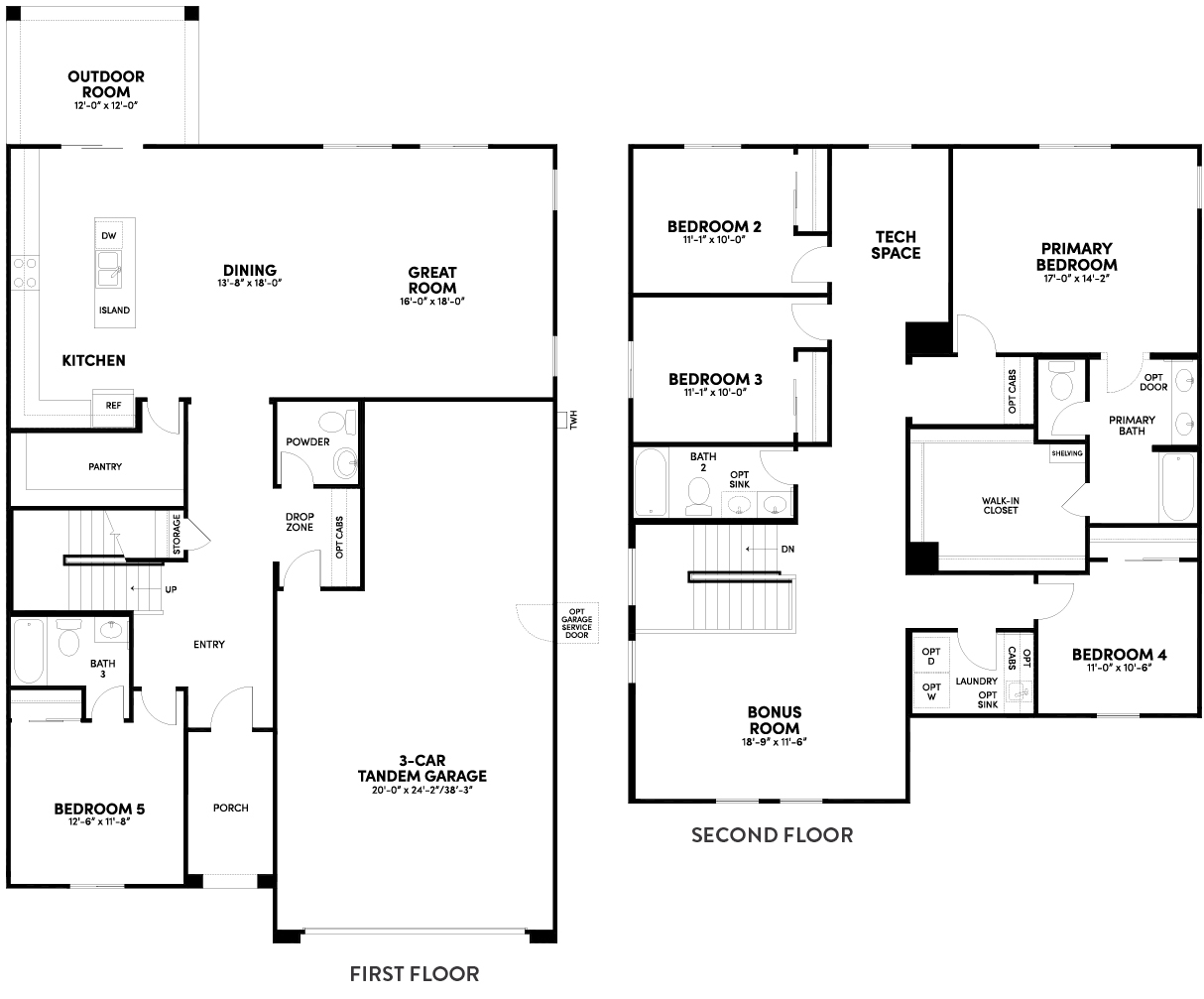 Ridge Heritage floorplan by Brookfield Residential at Alamar in Avondale, AZ