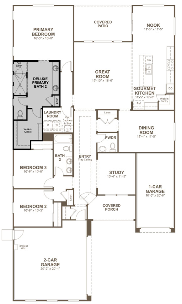 Richmond American Alamar 12012 W Parkway Ln Floorplan