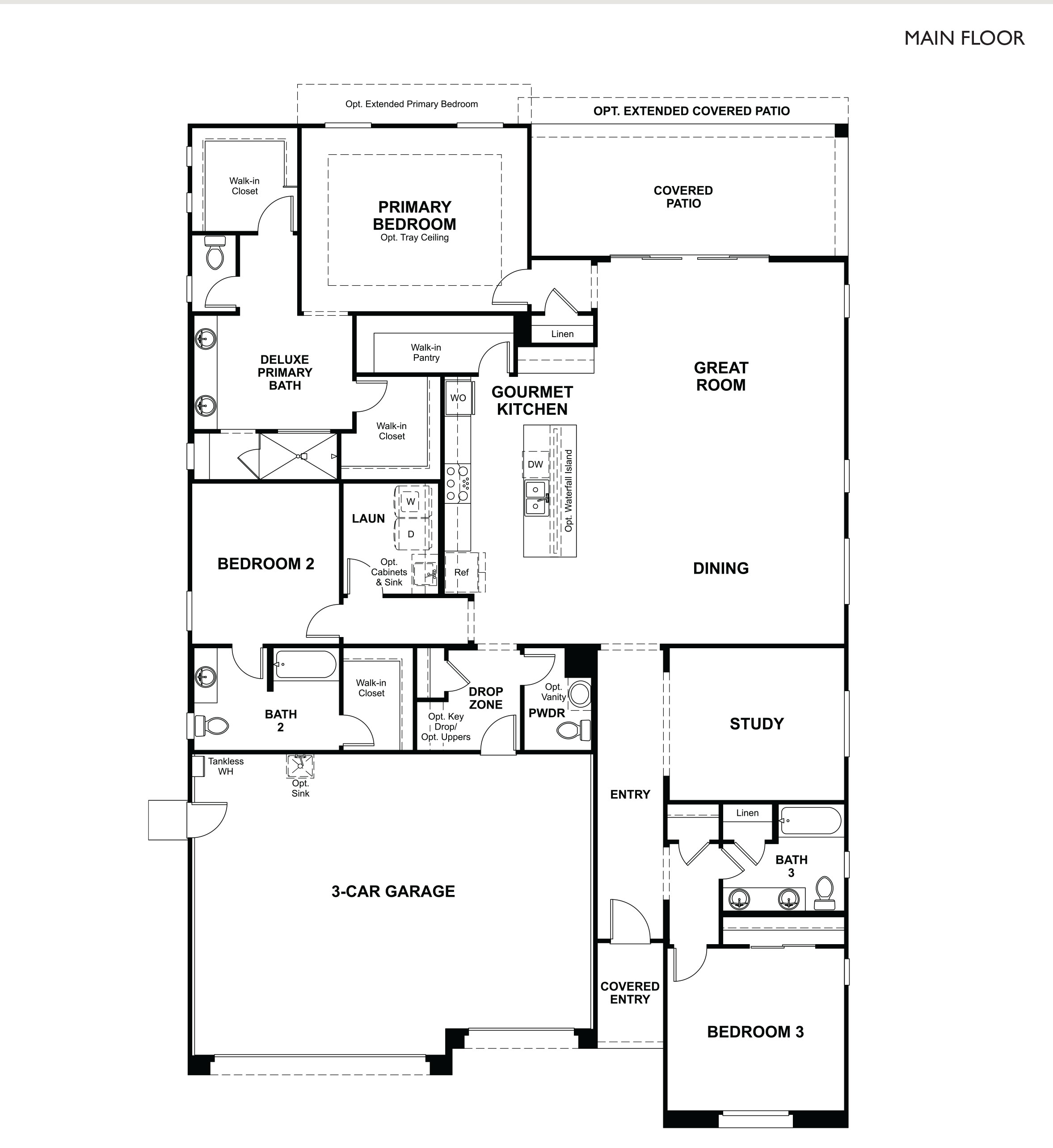 Richmond American Alamar Powell Floor Plan.