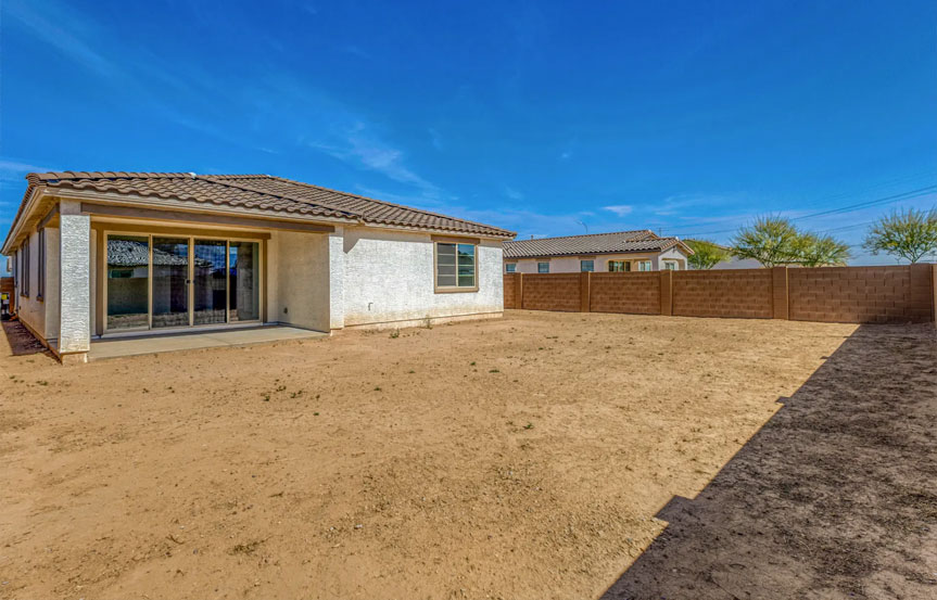 12361 W Parkway Ln Backyard