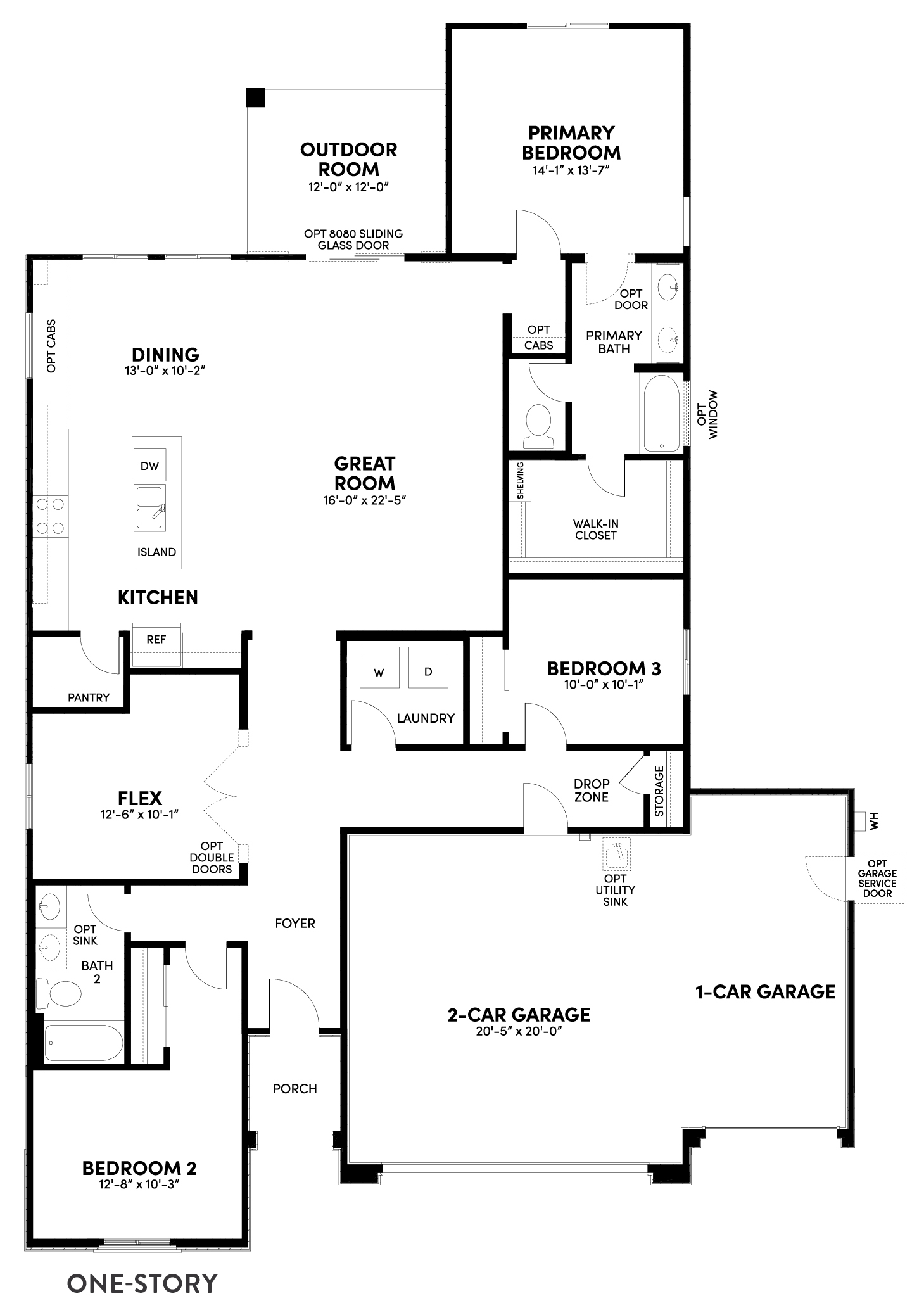 Mariposa Acacia floorplan by Brookfield Residential at Alamar in Avondale, AZ