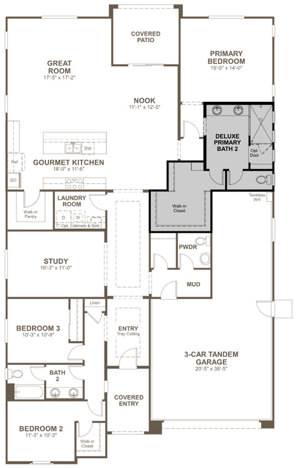 Richmond American Alamar 11937 W Parkway Ln Floorplan