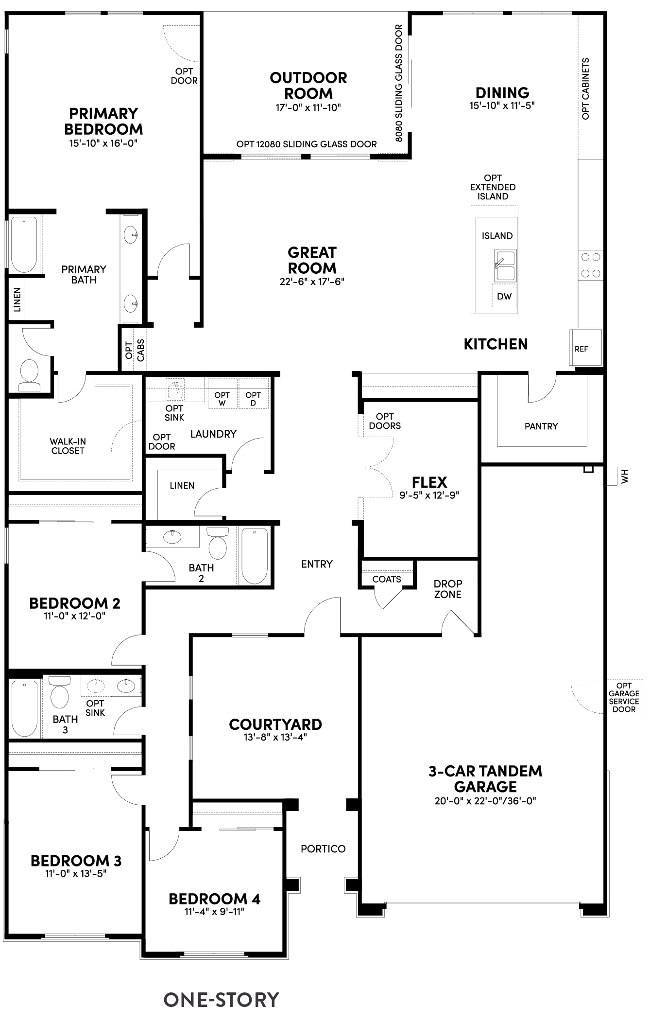 Mariposa Solstice floorplan by Brookfield Residential at Alamar in Avondale, AZ