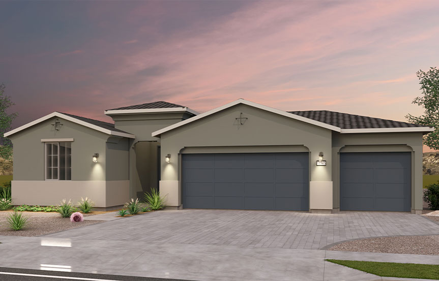 Brookfield Residential Blossom Rock Highland Mariposa Acacia Elevation A - Spanish Colonial